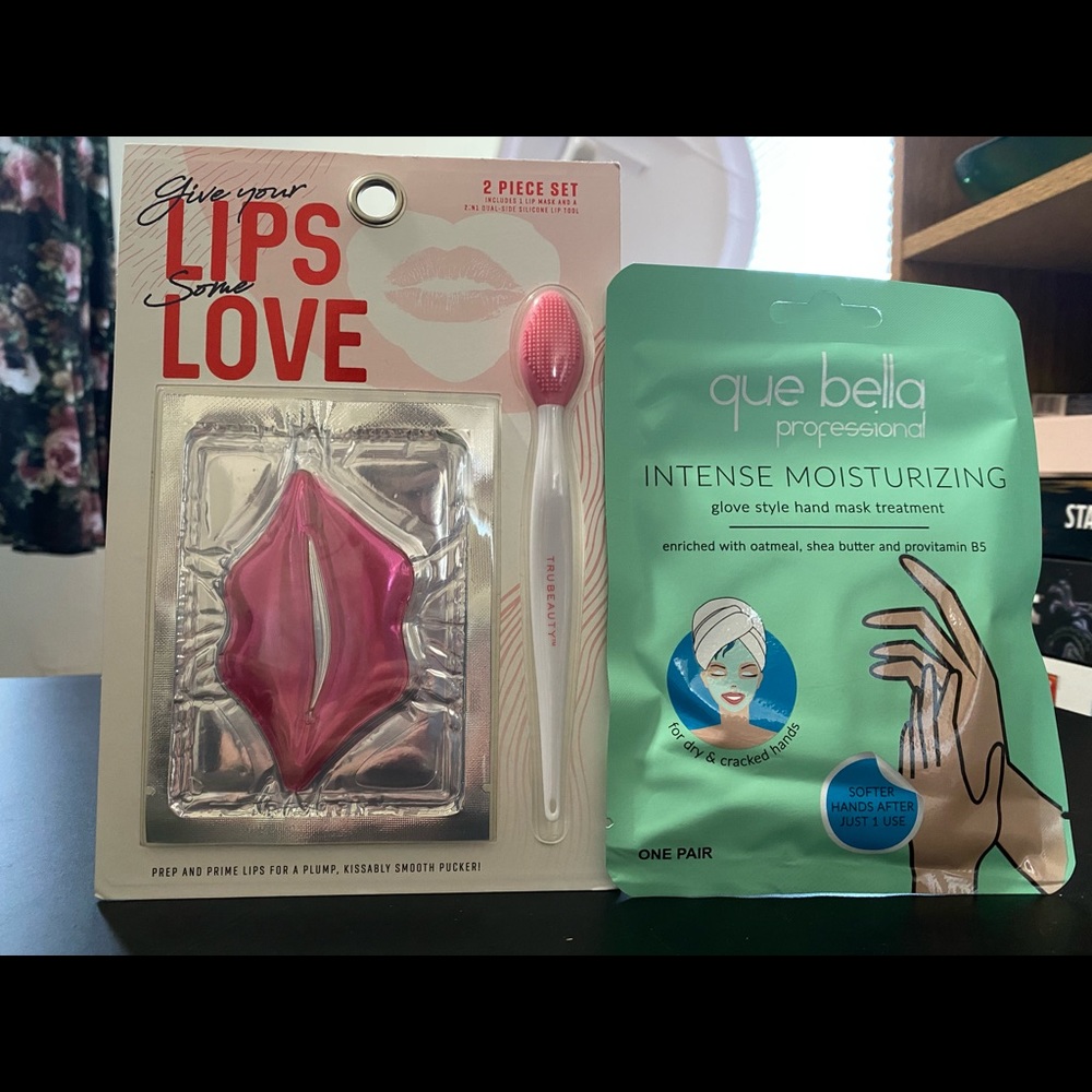 Brand new lip mask and hand mask